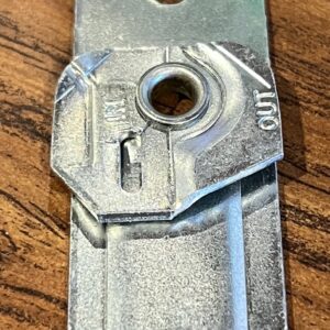 Kirsch Universal Support Clip, Color:  Zinc, Sold Individually, #51141-61 (#352)