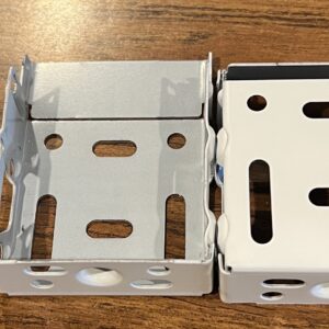 White Wood/Faux Blind Brackets, 1 Pair (#353)