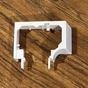 Hunter Douglas Shade Cord Lock Cover, Square Style, White, Sold Individually (#360)