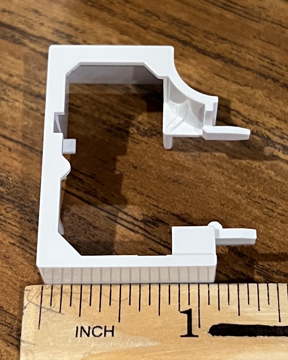 Hunter Douglas Shade Cord Lock Cover, Square Style, White, Sold Individually (#360) - Image 3