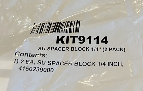 1/4" Spacer Block, 2 Pack, Kit9114 (#364) - Image 2