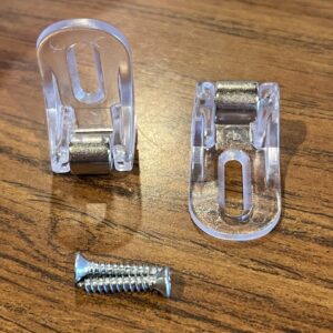 Hunter Douglas Magnetic Hold Down Brackets, 1 Pair, Kit9108 (#369)