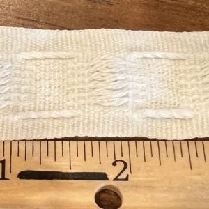 Pencil Pleat Tape, White, 25 Feet (#376)