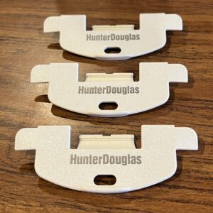 Hunter Douglas LiteRise Handles for Duette Cordless Shades, Rich Cream, 1 1/4", Pack of 3 (387)