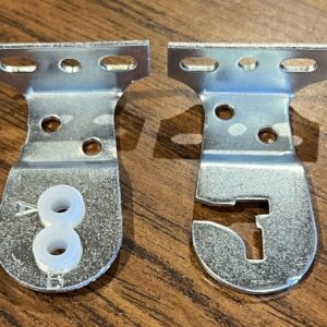 Spring Roller Shade Brackets, 1 Pair (#409)