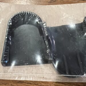 Black Bracket Cover for 1" Roller Brackets, 1 Pair (#422)