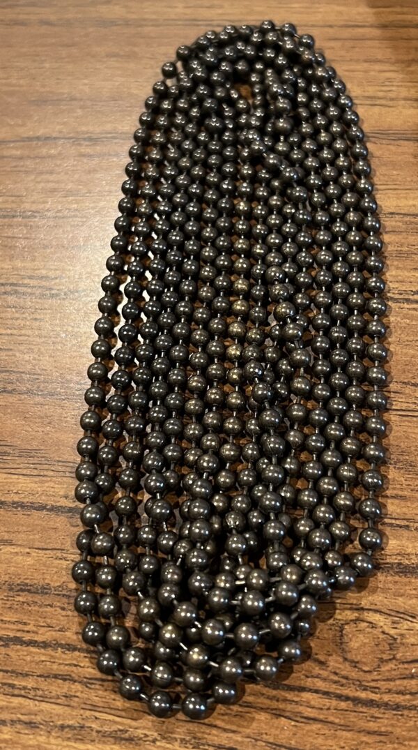 60" Antique Brass Shade Chain Loop, Sold Individually (#425)