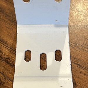 Used White Metal Bracket, Sold Individually (#517)