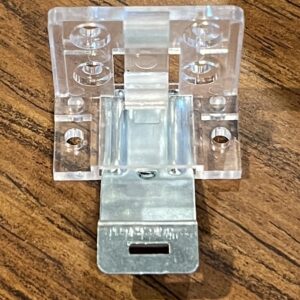Clear Plastic/Metal Bracket, Sold Individually (#521)