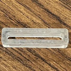3/8" Clear Plastic Spacer Blocks, Pack of 6 (#563)