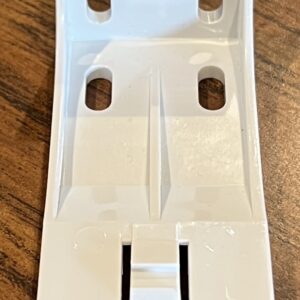 White Plastic Bracket, Sold Individually (#568)