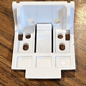 White Plastic Shade Bracket, Sold Individually (#583)