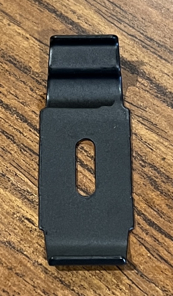 Black Metal Clip, 1 Pair (#586)