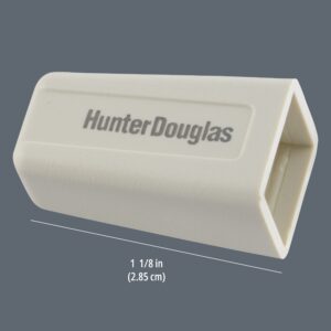 Hunter Douglas Duette Cord Stop Housing and Knob (3 piece set), 1 Set, Gardenia Beige