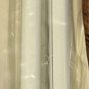 Graber 7/16" Round Spring Tension Rod 8"-11", White (Pack of 2) #2-678-1