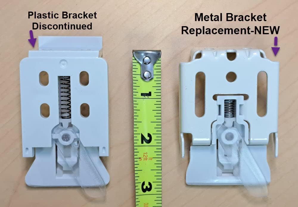 Mounting Brackets for Window Shades: Roller, Vignette, Silhouete, Banded Zebra. Fit Hunter Douglas, Turnils, Comfortex, ALTA (3 Brackets) - Image 2