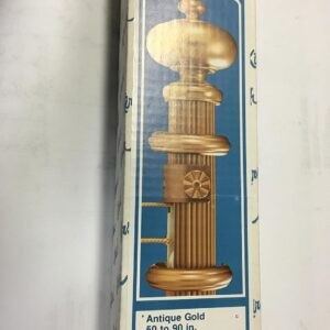 Kirsch 1 3/8" Antique Gold Traverse Rod, 50"-90", Sold Individually, #53145-78