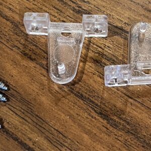 Hunter Douglas 3/8" Hold Down Bracket, Kit2009, 1 Pair (#773)