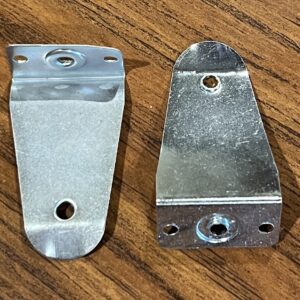 2 1/2" Metal Hold Down Brackets, 1 Pair (#780)