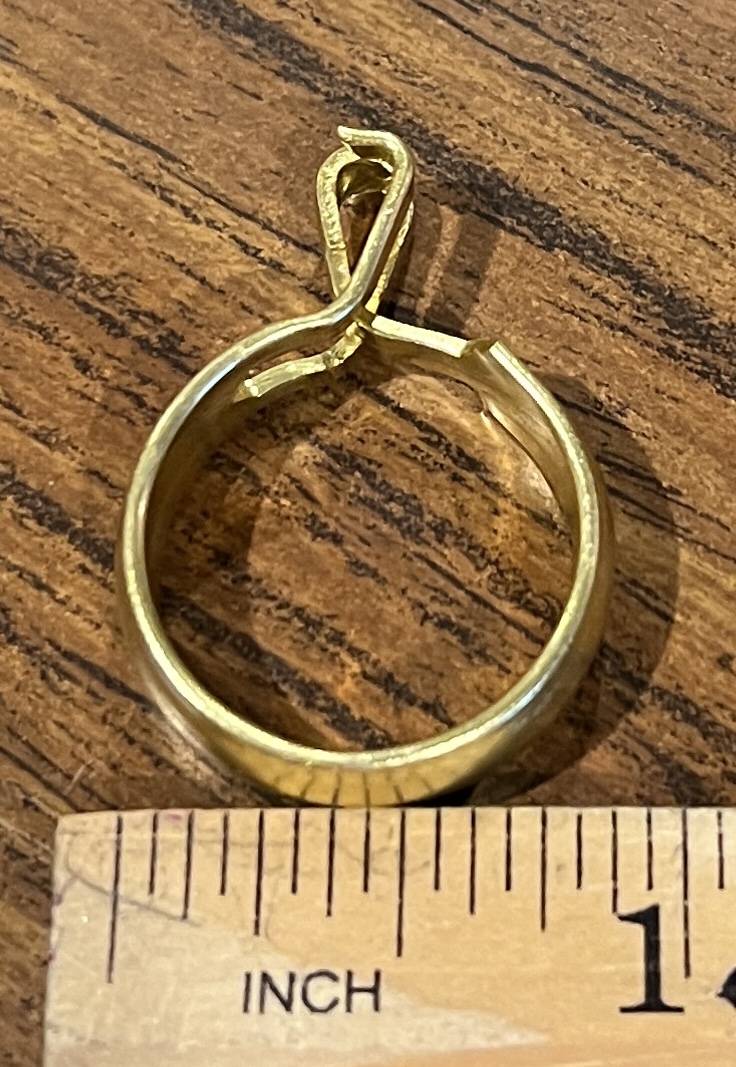 Kirsch 1424B-63, 14 Clip-on Cafe Rings, 3/4” Inside Diameter for use on 9/16” Cafe Rods, Color: Brass - Image 4
