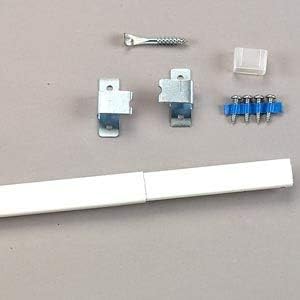 Kirsch Flat Sash Rod 48"-86", White, Sold Individually, #6415.025