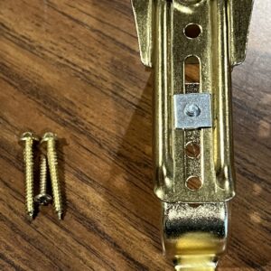 Kirsch End Bracket for Designer Metals Decorative Traverse Rod, Sold Individually, Used for Gilded Bronze/Brushed Bronze (#807)