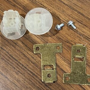 Kirsch Finial Plug Kit for Designer Metals & Decorative Traverse Rods, 1 Pair (#812)