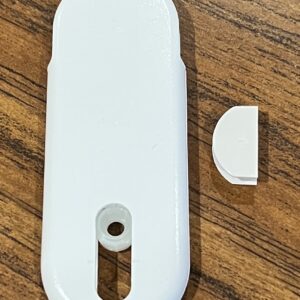 Cord Loop Hold Down Safety Device NO LOGO, Color:  White Tiara, Sold Individually  (#818)