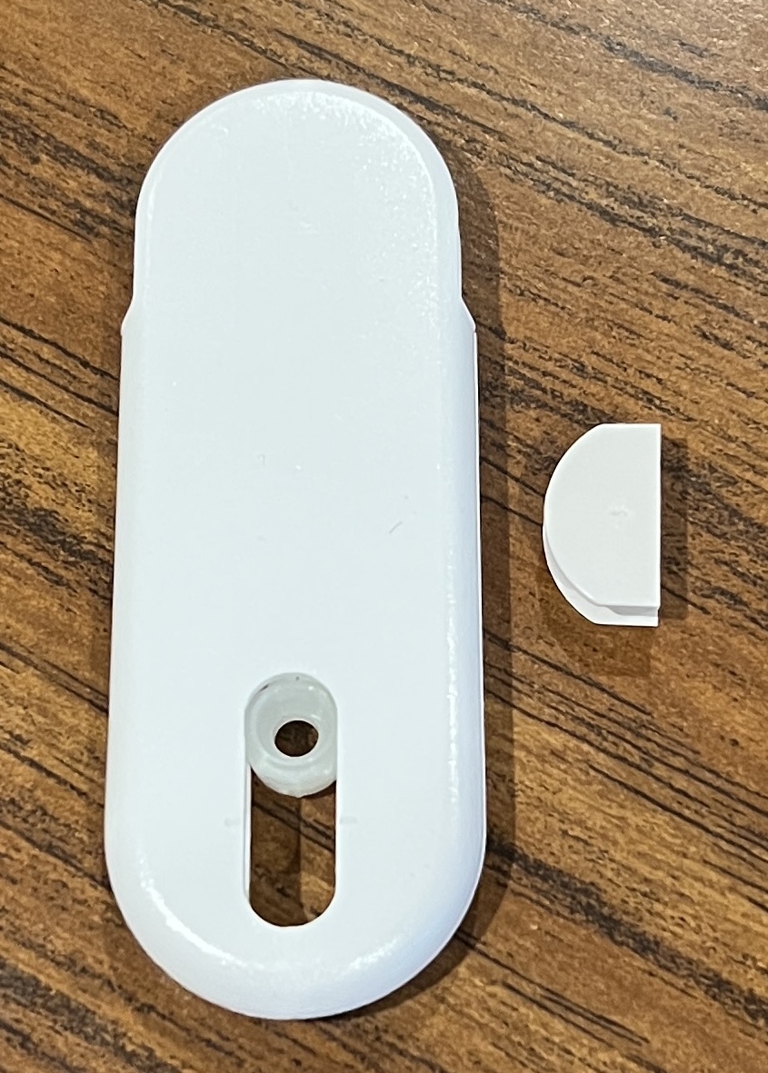 Cord Loop Hold Down Safety Device NO LOGO, Color: White Tiara, Sold Individually (#818)