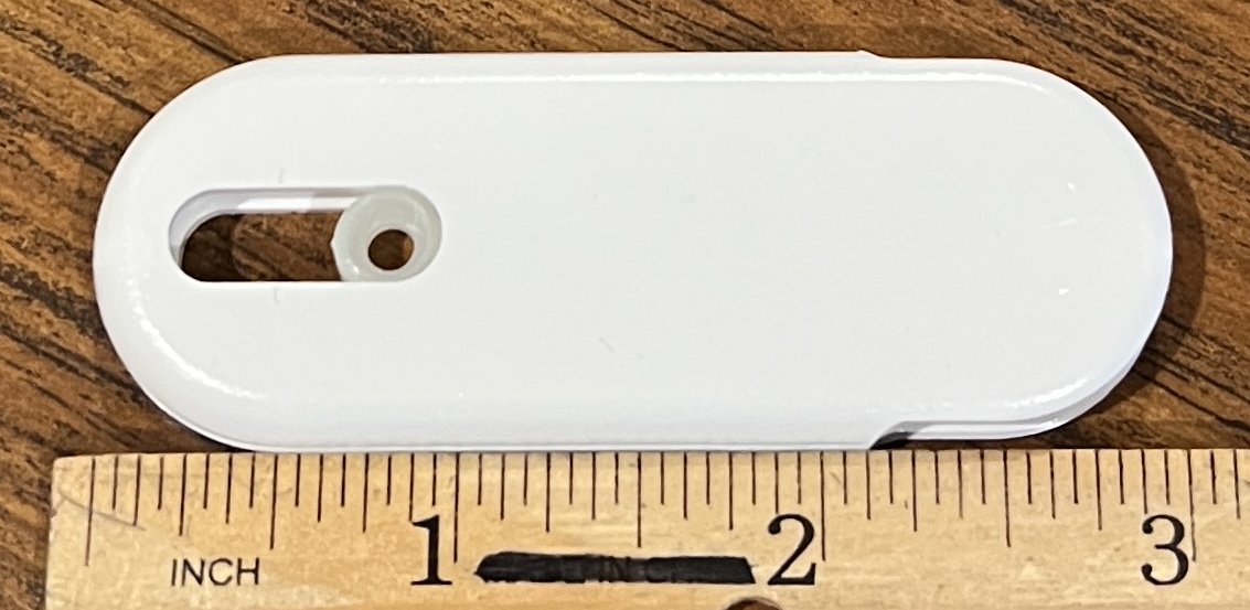 Cord Loop Hold Down Safety Device NO LOGO, Color: White Tiara, Sold Individually (#818) - Image 3