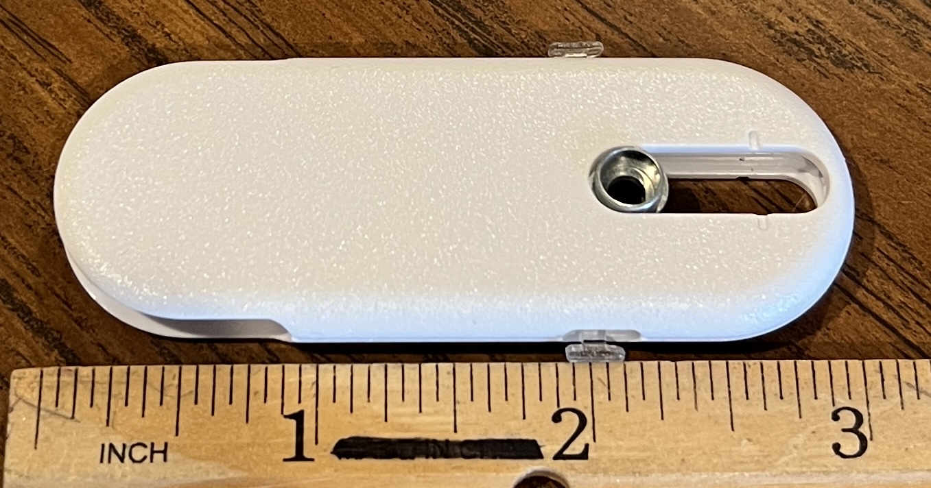 Cord Loop Hold Down Safety Device, Color: White Tiara, Sold Individually #829 - Image 2