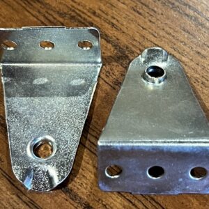 Metal Hold Down Brackets, 1 Pair (#832)