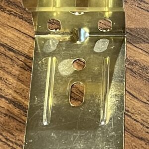 USED Gold Cellular Shade Brackets, 1 Pair (#937)